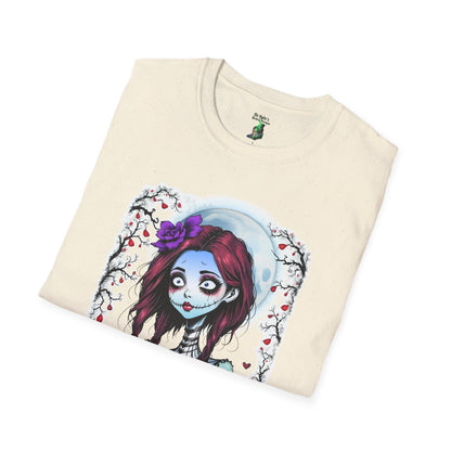 Sally T-Shirt, Unisex Softstyle Tee with Quote, Jack and Sally Fan Apparel, Nightmare Before Xmas Design