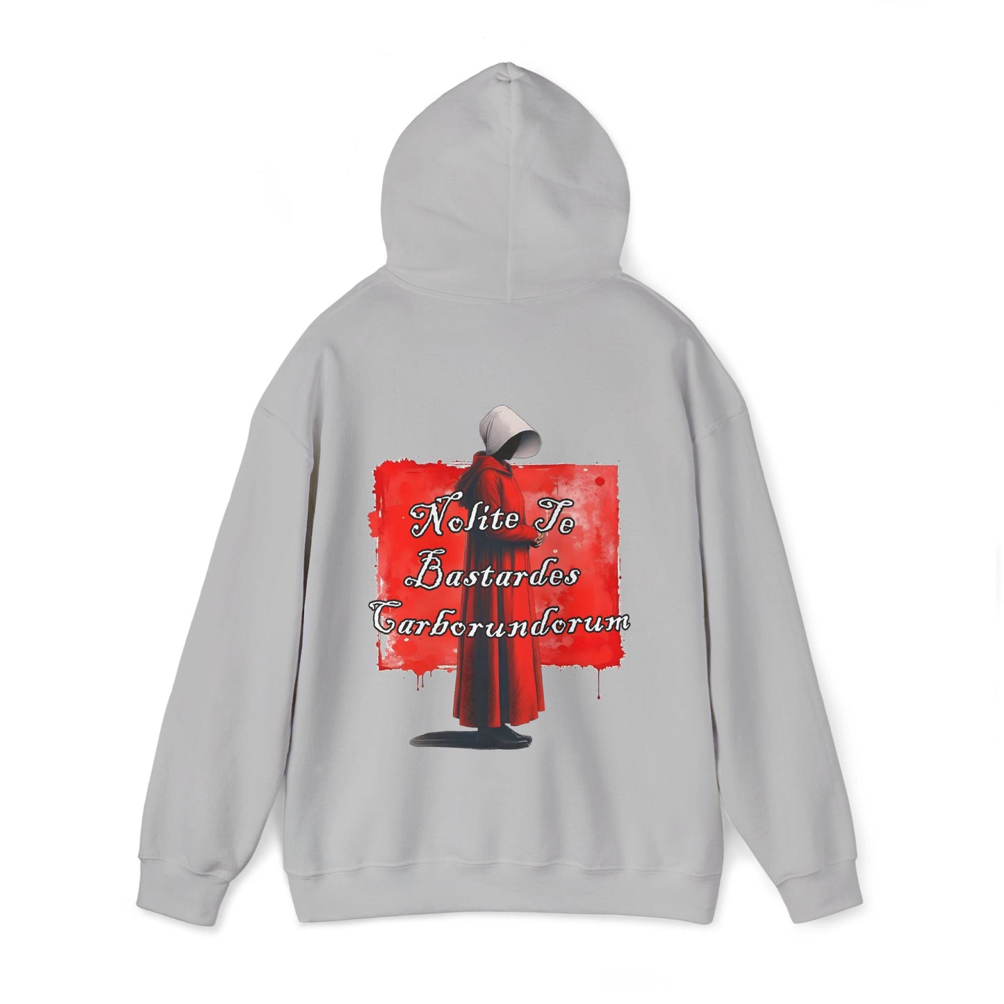 'Nobody's Handmaid' Feminist Handmaid's Tale Inspired Graphic Hoodie - Nolite Te Bastardes Conumdorum Tee