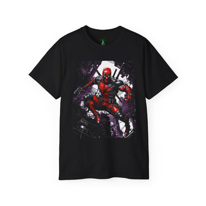 Deadpool Fan Art T-shirt, Comic Collector Shirt, Marvel Fan Gift, Comicon Apparel, Unisex Ultra Cotton Tee