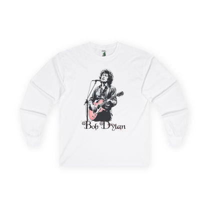 Bob Dylan Retro Unisex Tee, Music Festival Concert Shirt, Vintage Heavy Cotton T-Shirt, Music Lover Gift, Artistic Graphic Tee