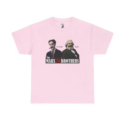 Marx Brothers Groucho and Karl Marx Unisex T-shirt, Comedy Trio Tee, Funny Parody Shirt, Political Satire Top, Hilarious Graphic Tee
