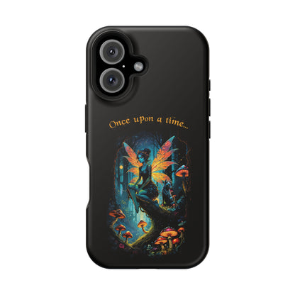 Fantasy Fairy and Fox Impact-Resistant Phone Case, Spellbinding Fairy Girl Design, Enchantment Depth, Fantasy Art Lover Gift, Birthday