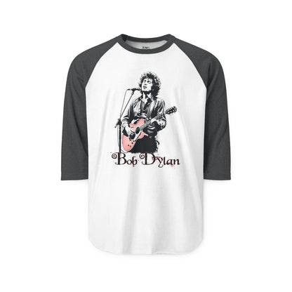 Bob Dylan Unisex Raglan Shirt - Retro Music Tee, Gift for Music Lovers, Concert Outfit, Vintage Style, Rock and Roll Apparel