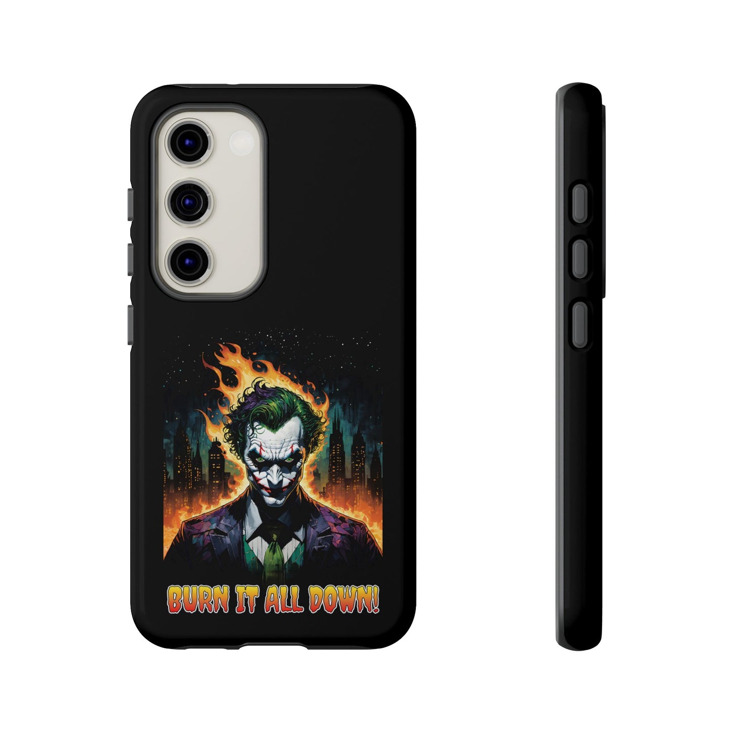 Joker Tough Cases for Samsung, Unique Cell Covers for Batman Fans, Cool Cellphone Protectors, DC Comics Gift, Rugged Tough Cases