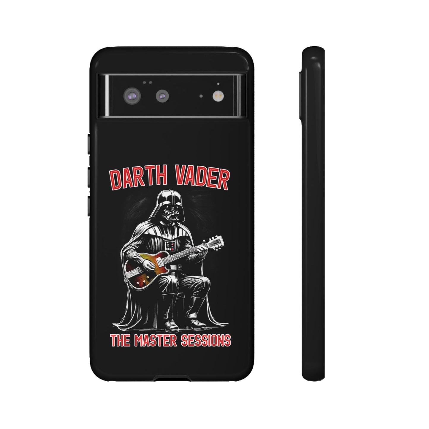 Darth Vader Guitar Rugged Cell Phone Case, Star Wars Concert Design, Tough Phone Cover, Outer Rim Tour Merch, Galaxy Jammer Case