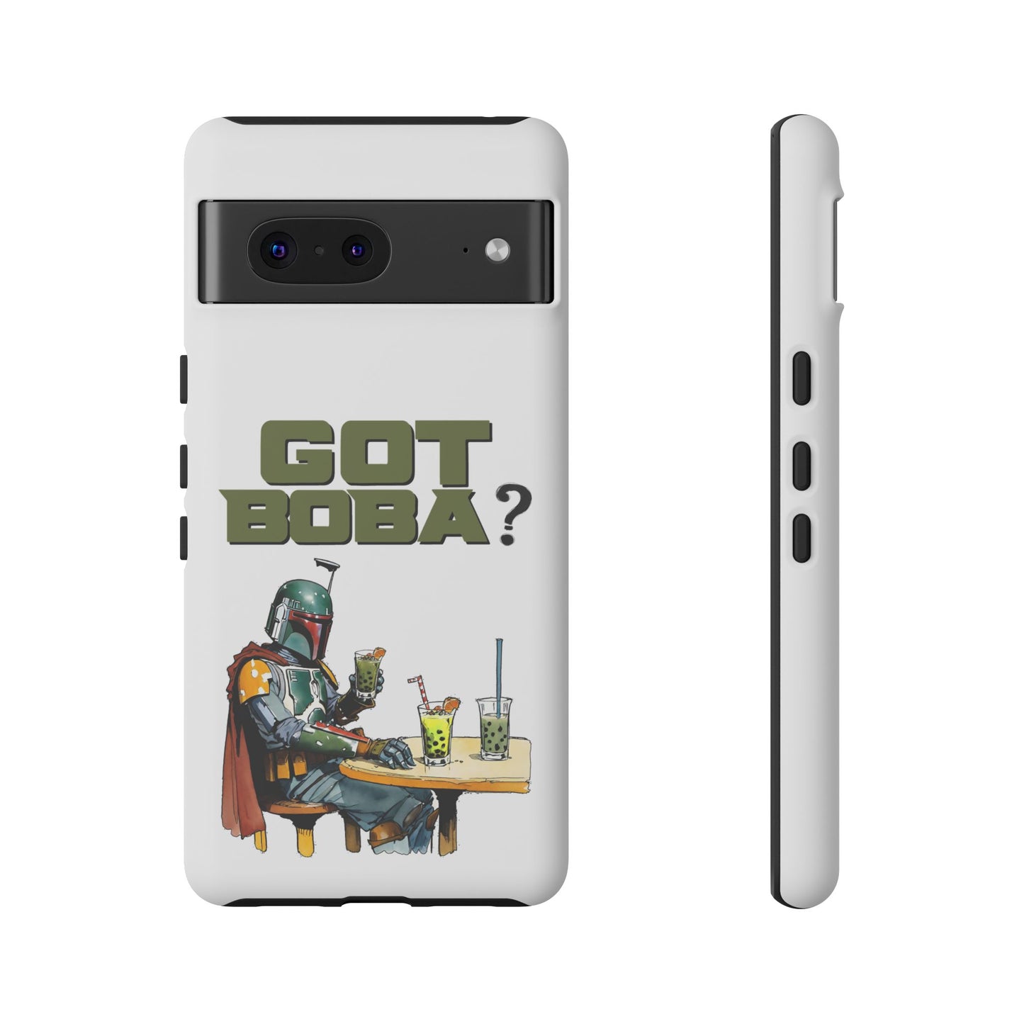 Tough Cases, Boba Fett Cell Phone Case, Star Wars Phone Cover, Rugged Phone Case, Funny Phone Case, Watercolor Design