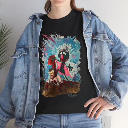 Super Grover dominates Omni-Man T-shirt, Vibrant Art Unisex T-Shirt