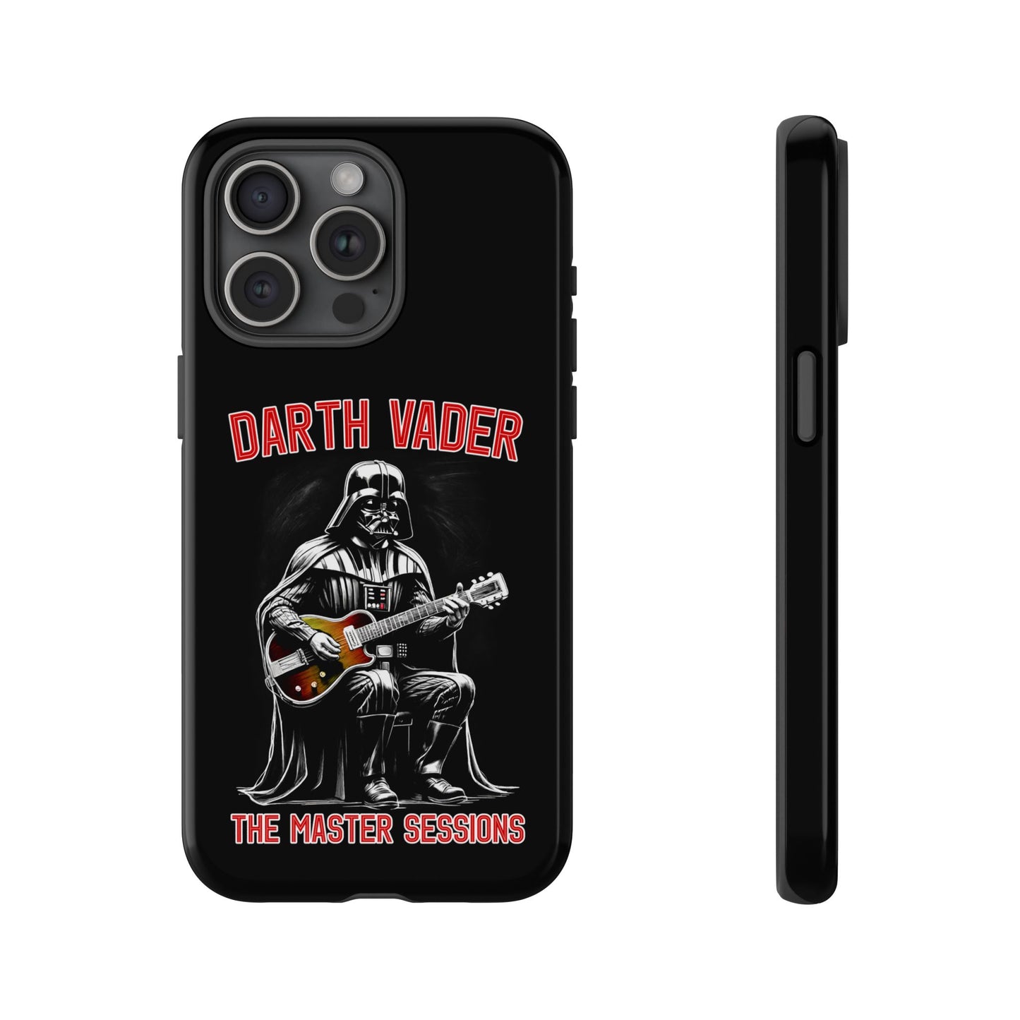 Darth Vader Guitar Rugged Cell Phone Case, Star Wars Concert Design, Tough Phone Cover, Outer Rim Tour Merch, Galaxy Jammer Case