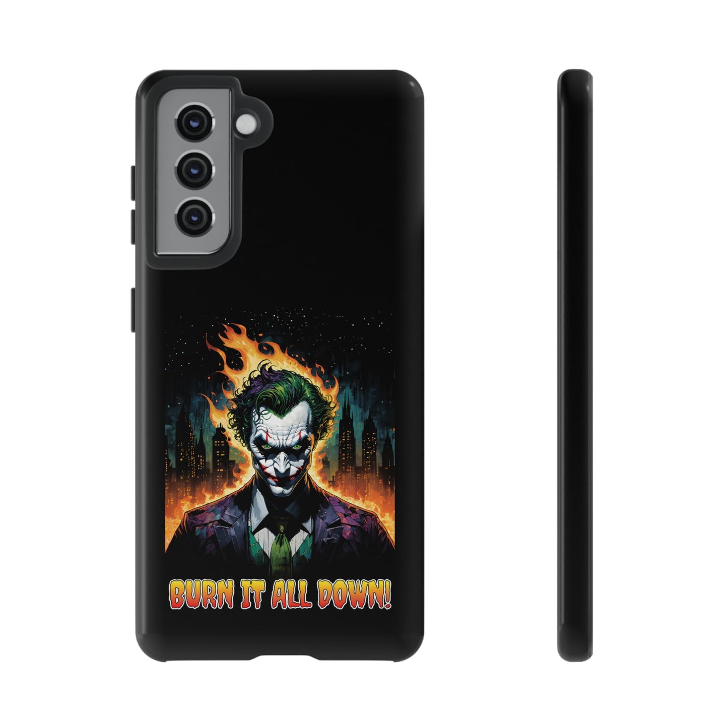 Joker Tough Cases for Samsung, Unique Cell Covers for Batman Fans, Cool Cellphone Protectors, DC Comics Gift, Rugged Tough Cases