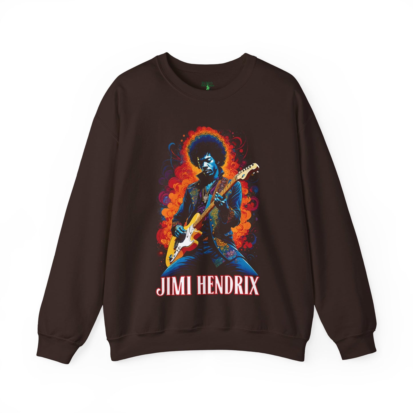Retro Jimi Hendrix Sweatshirt, Music Festival Crewneck, Unisex Cotton Pullover, Casual Outing Jumper, Artist Gift Hoodie, Stylish Graphic