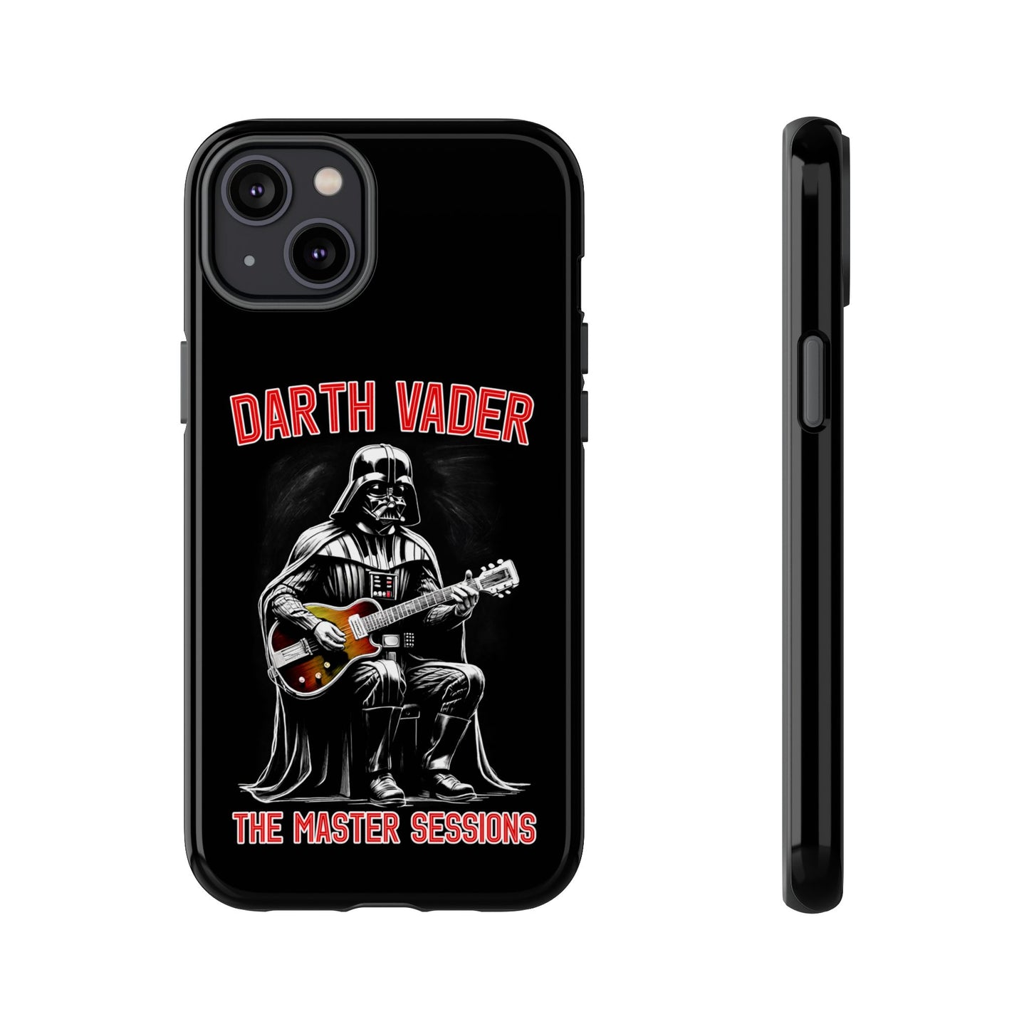 Darth Vader Guitar Rugged Cell Phone Case, Star Wars Concert Design, Tough Phone Cover, Outer Rim Tour Merch, Galaxy Jammer Case