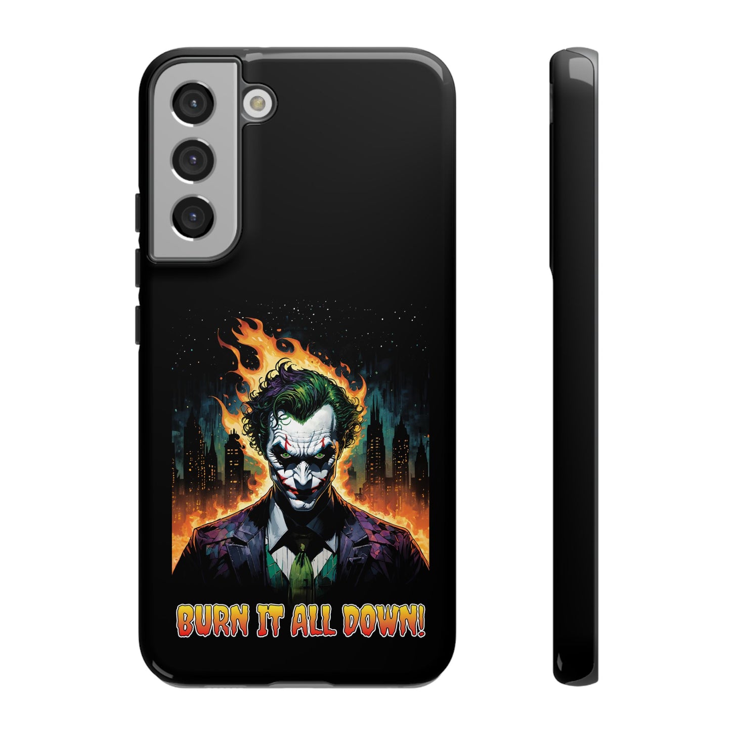 Joker Tough Cases for Samsung, Unique Cell Covers for Batman Fans, Cool Cellphone Protectors, DC Comics Gift, Rugged Tough Cases