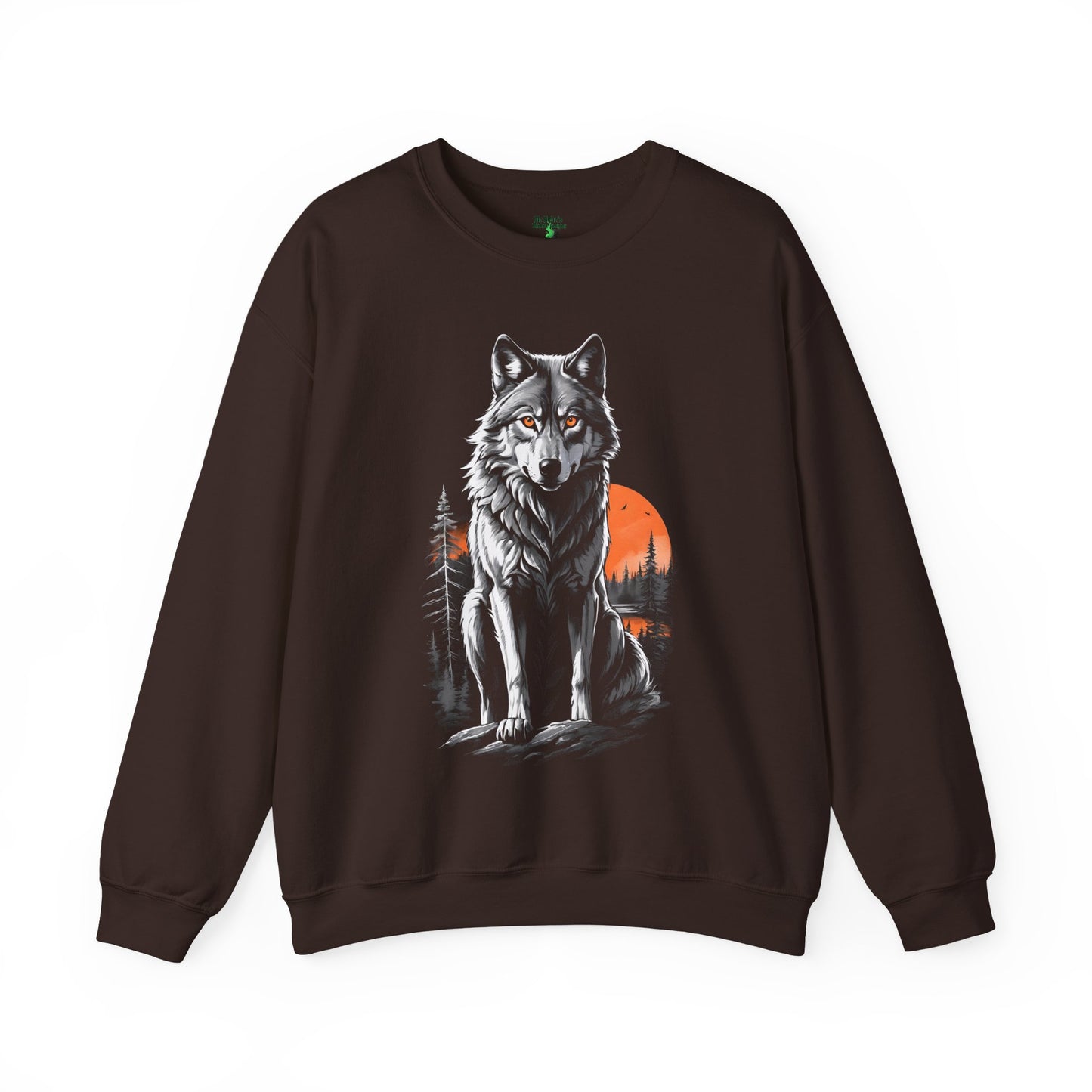 Wolf Moon Unisex Sweatshirt - North American Gray Wolf Design - Endangered Species Awareness Hoodie, Nature Lover Gift, Wildlife