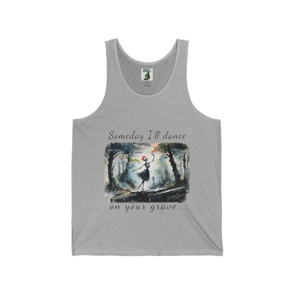 This Haunting Skeleton Shirt is perfect for ladies who love things that are spooky and macabre. This t-shirt design is both stunning and chilling. Available stylish heather grey Tank-tops.