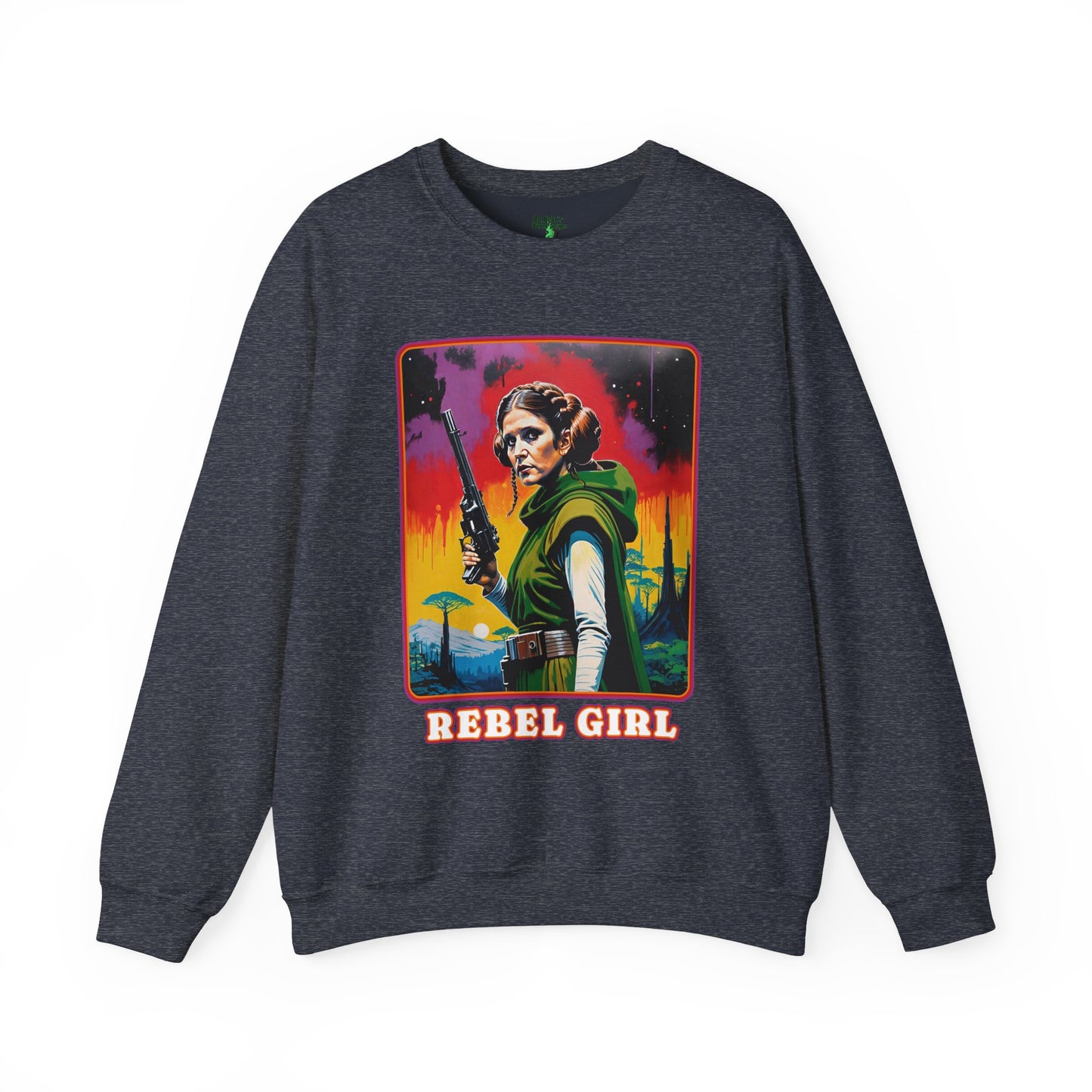 Princess Leia Crewneck Sweatshirt, Rebel Princess Leia Shirt, Star Wars Sweatshirt, Sci-Fi Sweatshirt, Cosplay Sweatshirt, Leia Rebel Girls