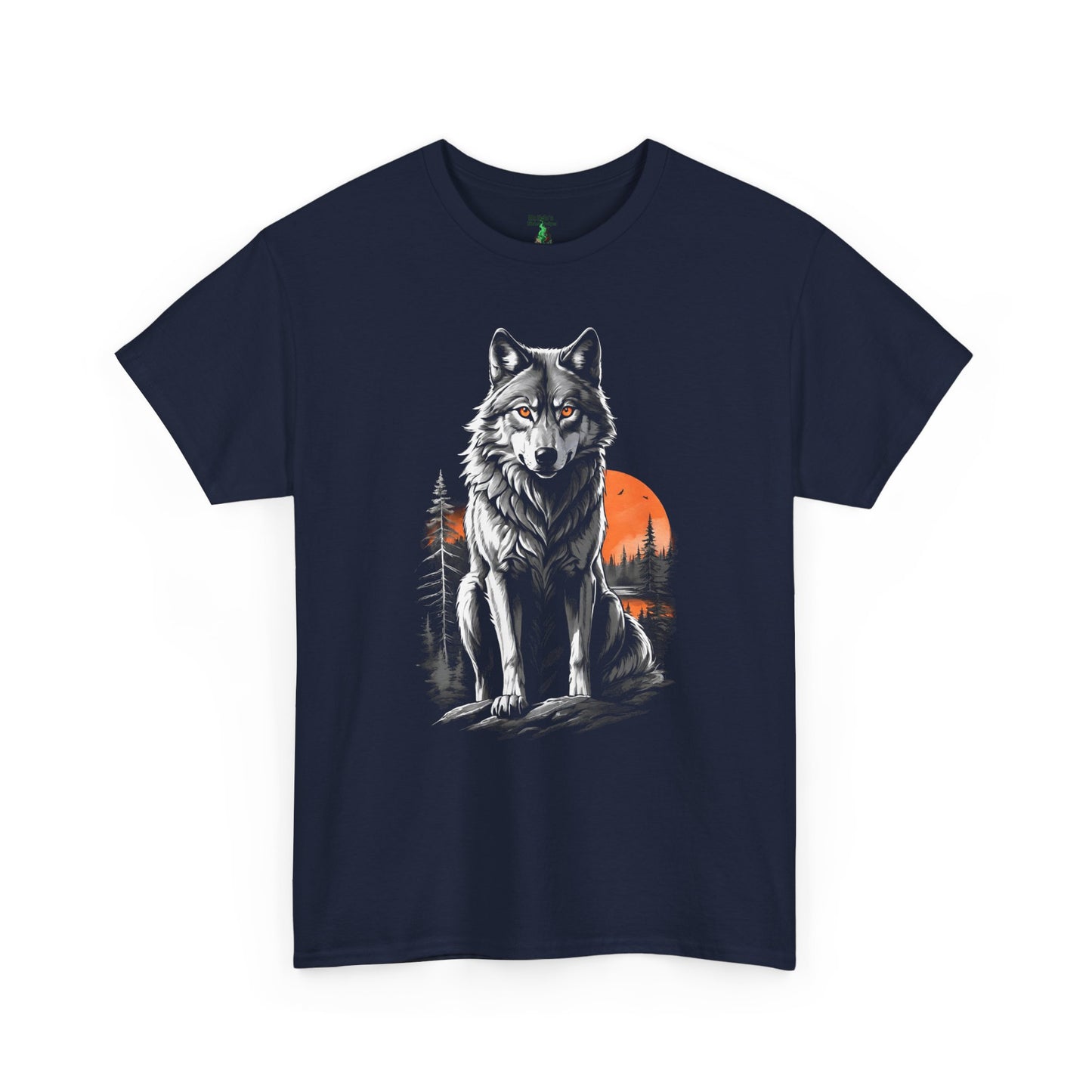Wolf Graphic Tee | Nature Lover Gift, Cool Graphic Unisex Cotton Shirt