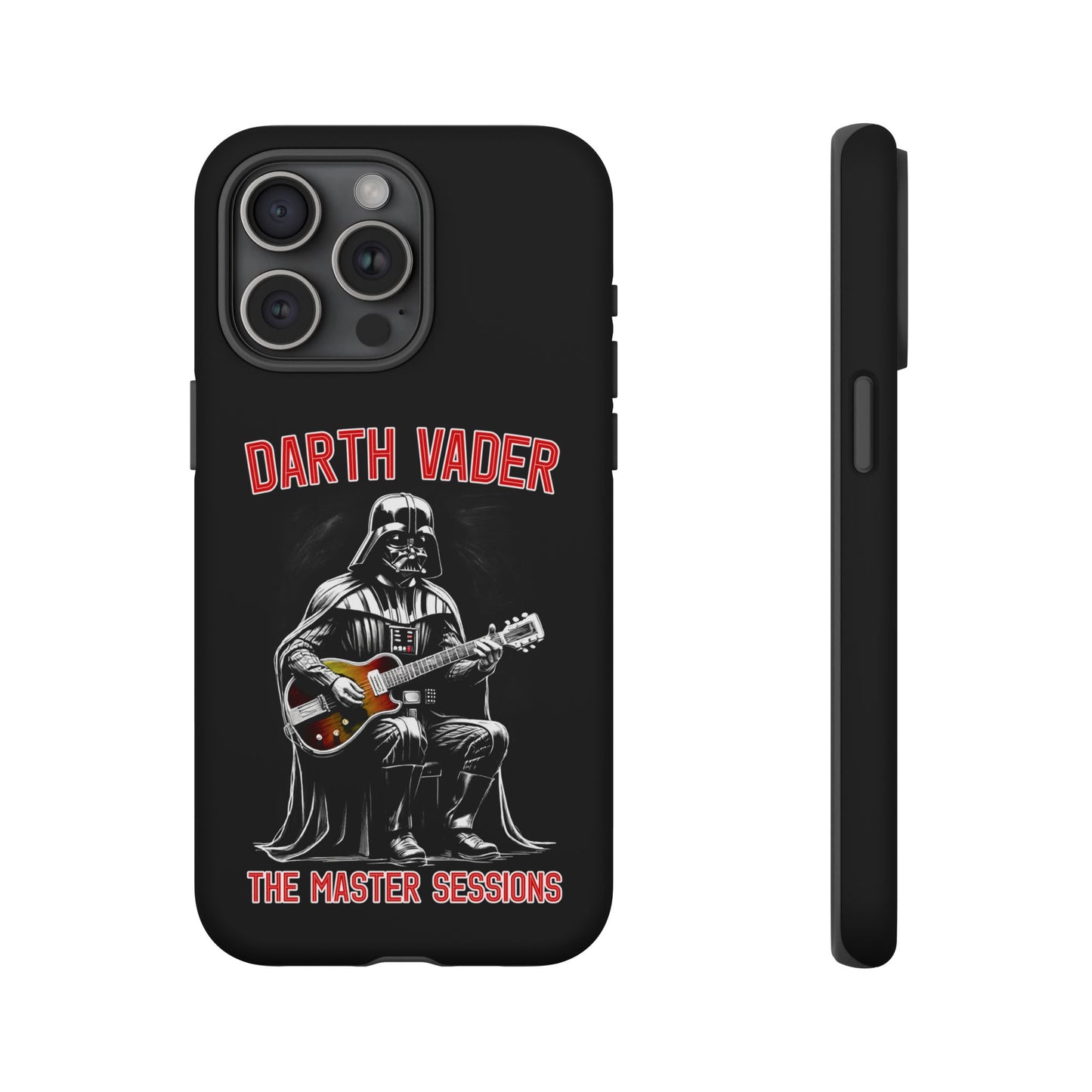 Darth Vader Guitar Rugged Cell Phone Case, Star Wars Concert Design, Tough Phone Cover, Outer Rim Tour Merch, Galaxy Jammer Case