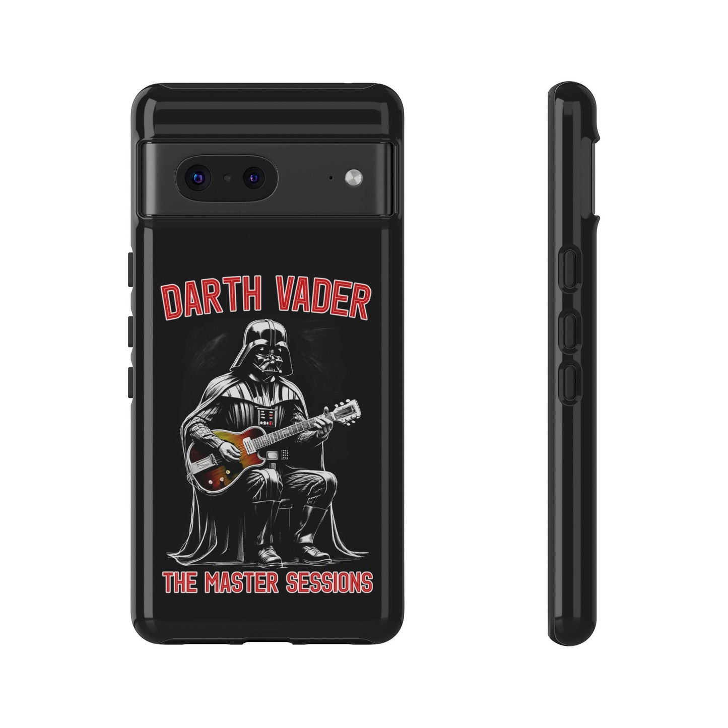 Darth Vader Guitar Rugged Cell Phone Case, Star Wars Concert Design, Tough Phone Cover, Outer Rim Tour Merch, Galaxy Jammer Case