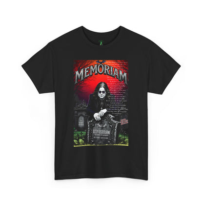 Ozzy Osbourne Memoriam T-shirt, Rock Band Tee, Metalhead Gift, Ozzy Tribute Shirt, Heavy Metal Clothing, Rock Legends