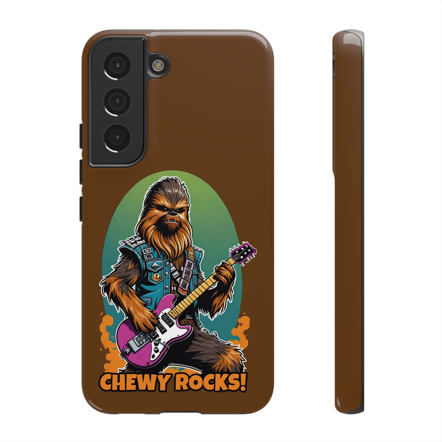 Rugged Case, Chewbacca Tribute, Star Wars Phone Cover, Chewy Rocks, Concert Cellphone Case, Vintage Inspired, ARRRROOH Band, Outer Rim, Mr