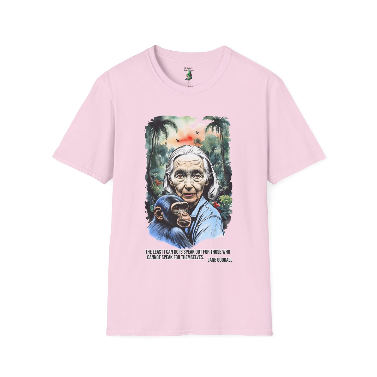 Nature Lover's T-Shirt with Jane Goodall Quote, Eco-Friendly Tee, Animal Rights Shirt, Gift for Wildlife Advocates, Conservation [...]