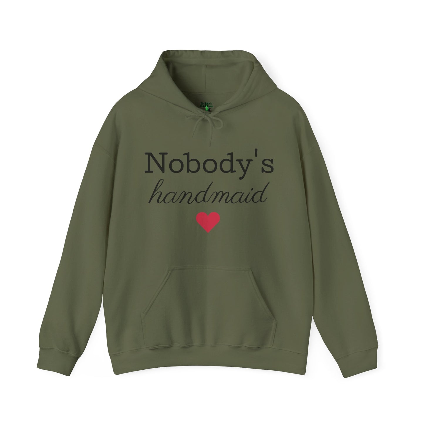 'Nobody's Handmaid' Feminist Handmaid's Tale Inspired Graphic Hoodie - Nolite Te Bastardes Conumdorum Tee