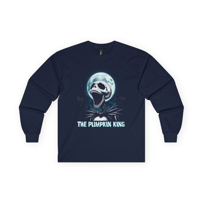 Unisex Long Sleeve Tee, The Pumpkin King Tee, Nightmare Jack Tee, Halloween T-shirt, Christmas T-shirt
