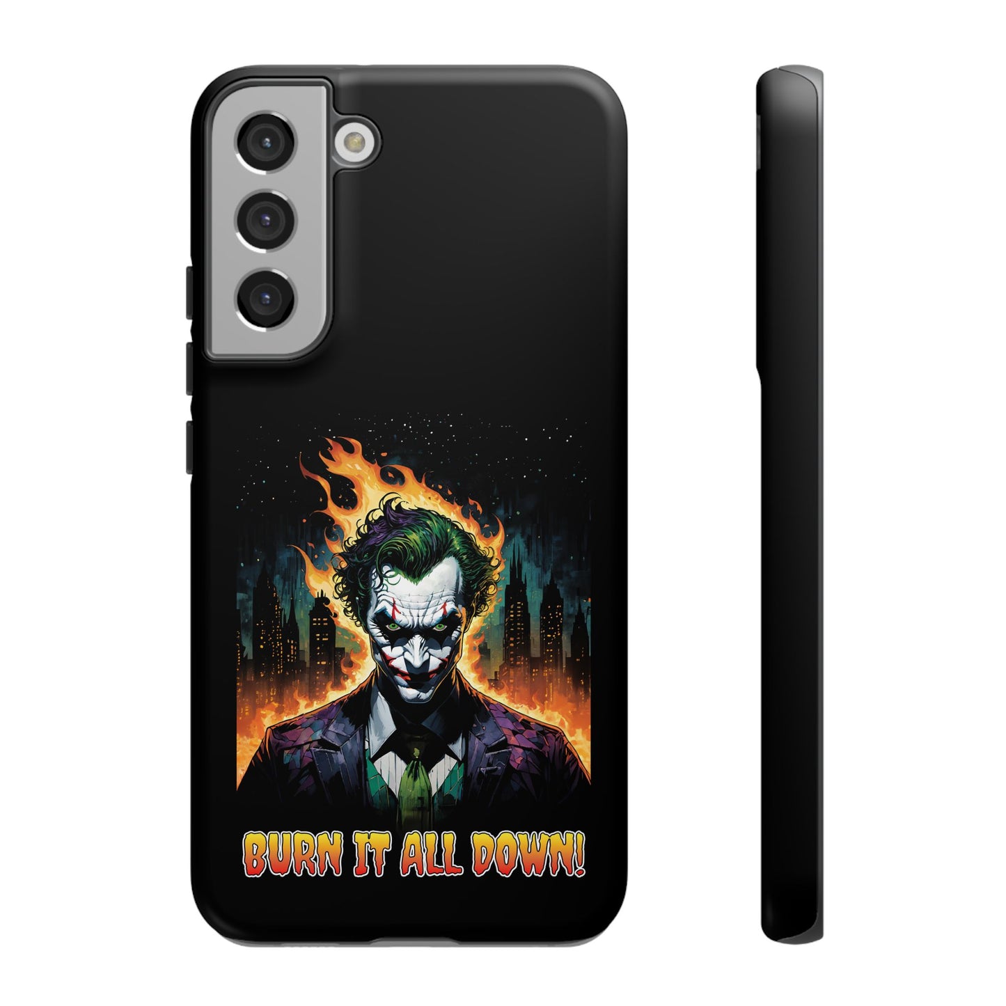 Joker Tough Cases for Samsung, Unique Cell Covers for Batman Fans, Cool Cellphone Protectors, DC Comics Gift, Rugged Tough Cases