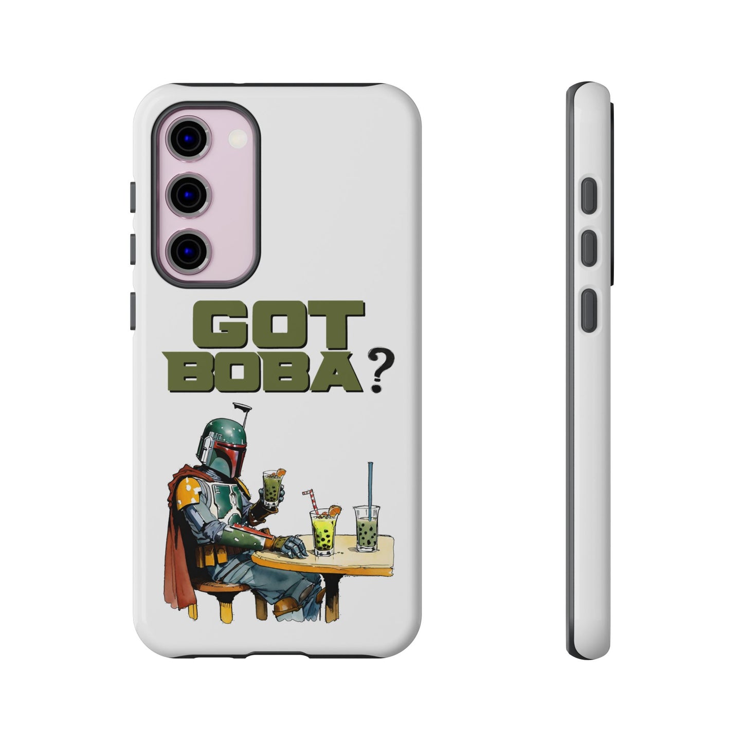 Tough Cases, Boba Fett Cell Phone Case, Star Wars Phone Cover, Rugged Phone Case, Funny Phone Case, Watercolor Design