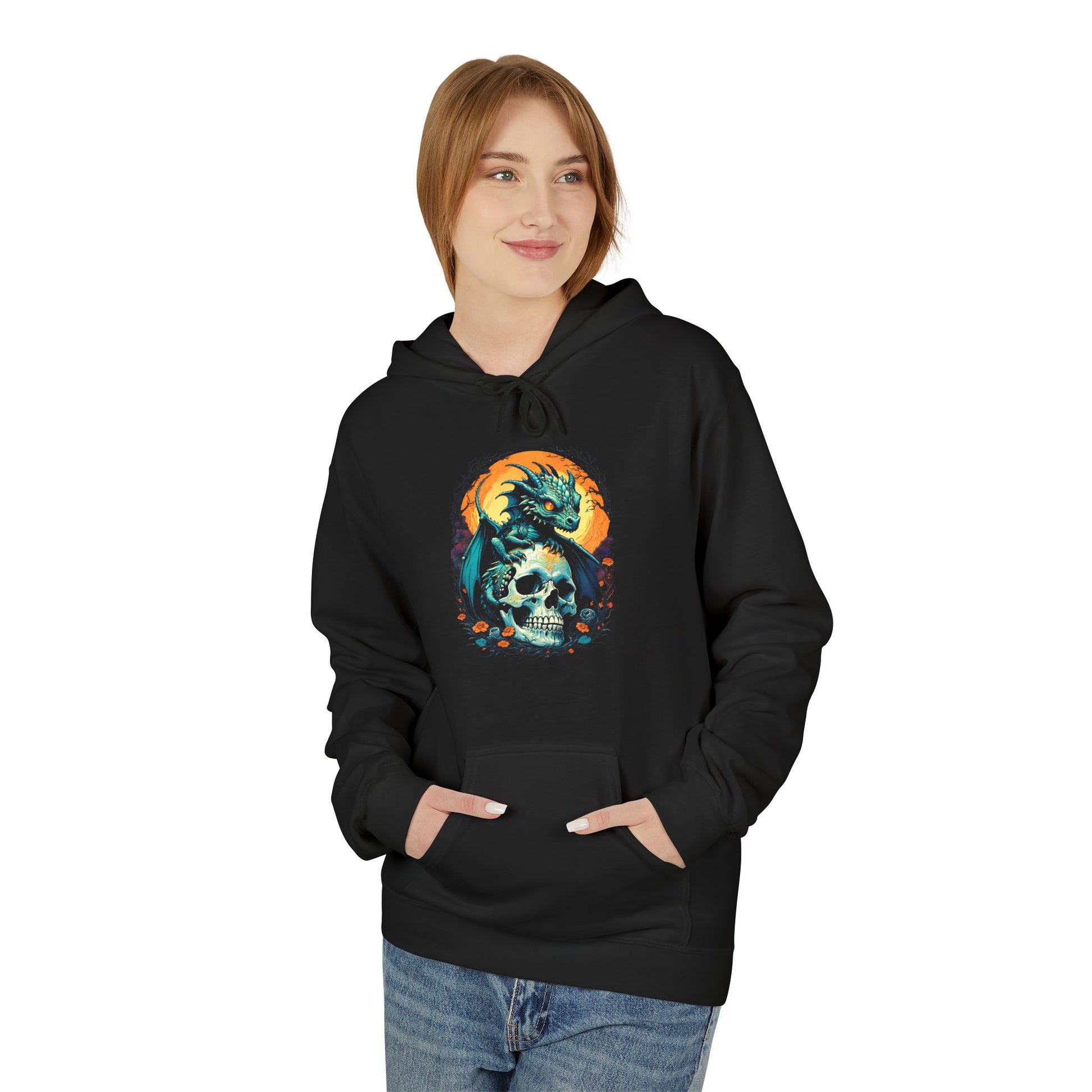 When you see how light and colorful this Baby Dragon Hoodie is. You are going to need this whimsical Baby Dragon Hoodie in your life. making for an incredibly soft light design. This Women's cotton hoodies is a must have for every collector.