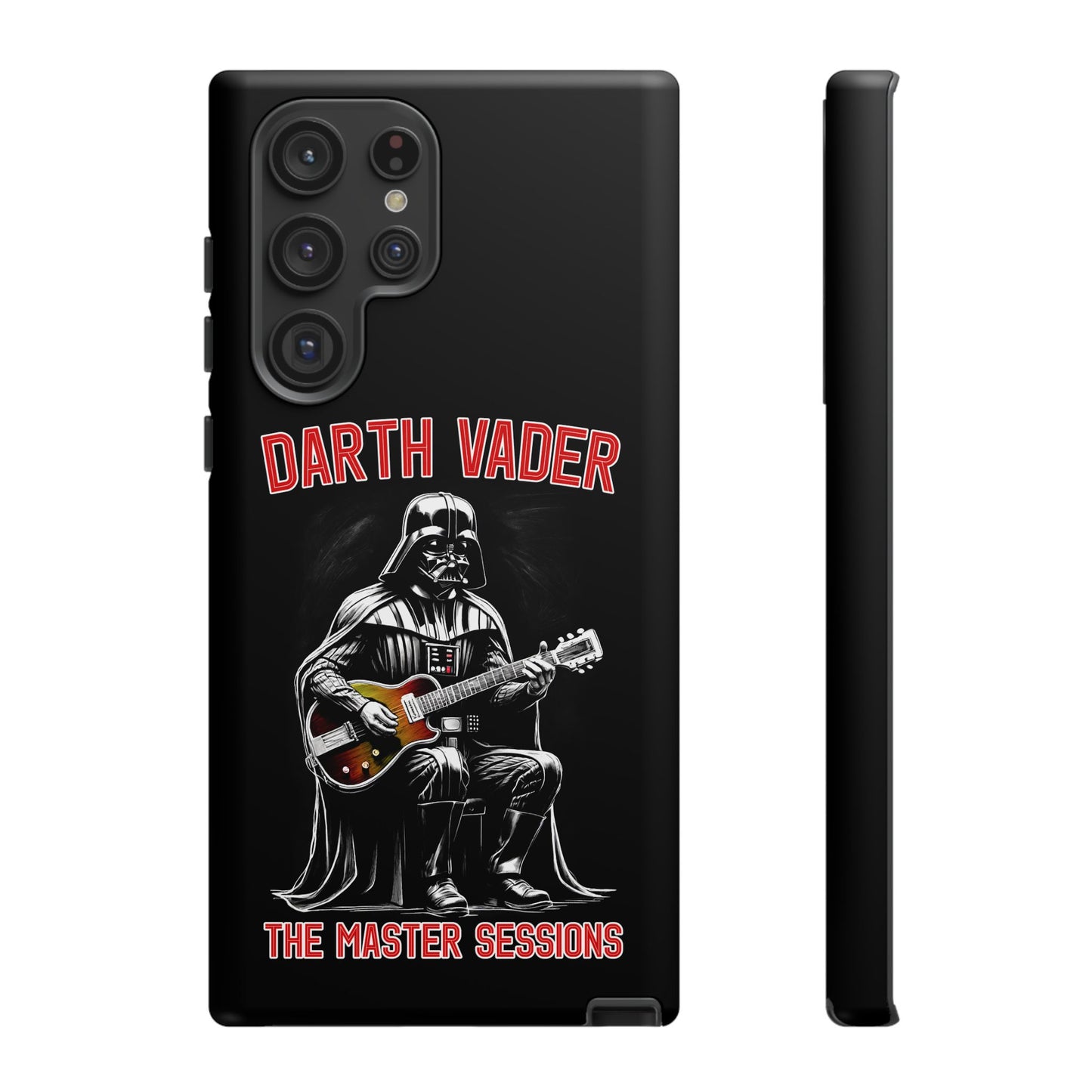 Darth Vader Guitar Rugged Cell Phone Case, Star Wars Concert Design, Tough Phone Cover, Outer Rim Tour Merch, Galaxy Jammer Case