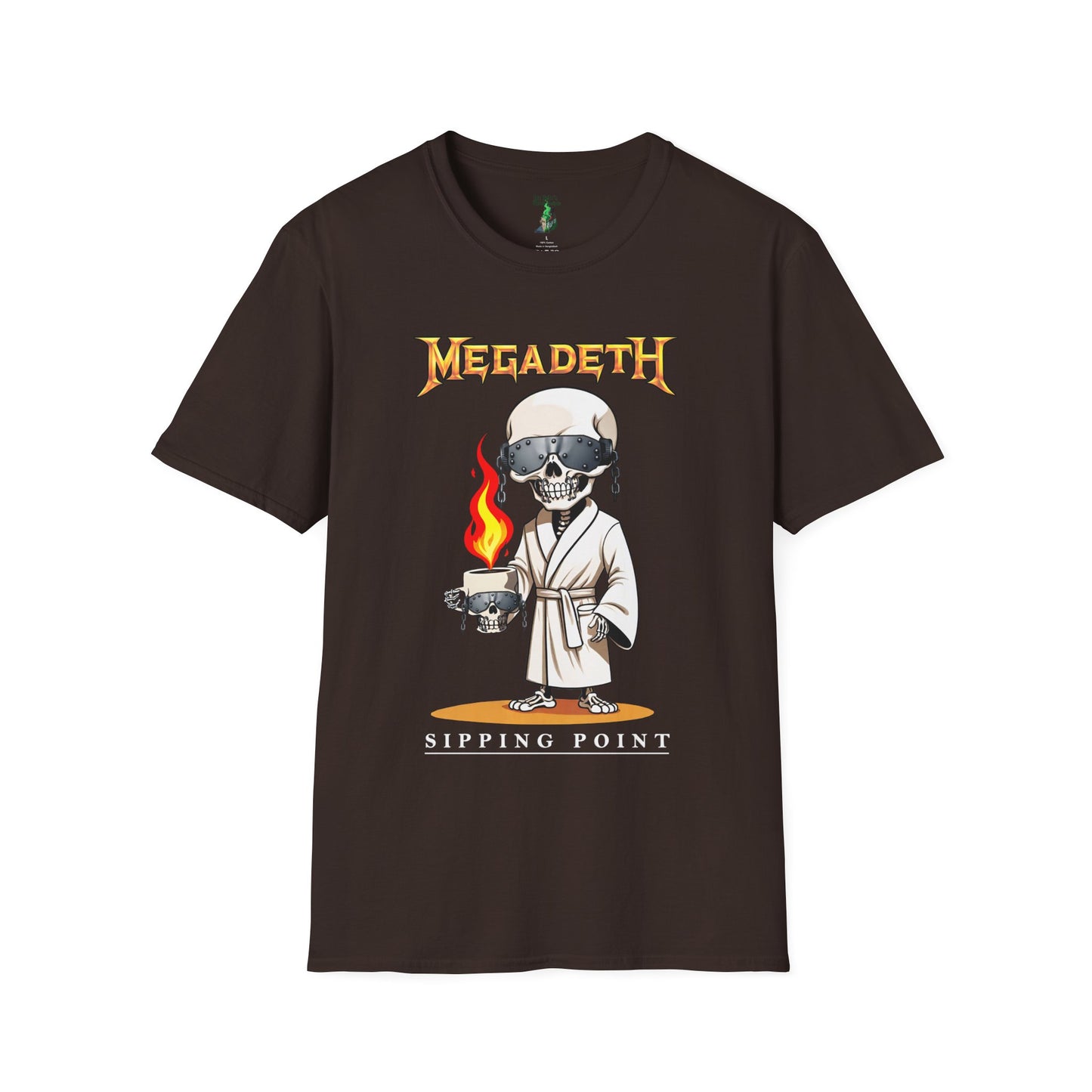 Sipping Time "Vic" Megadeth T-shirt - Gildan Softstyle T-Shirt