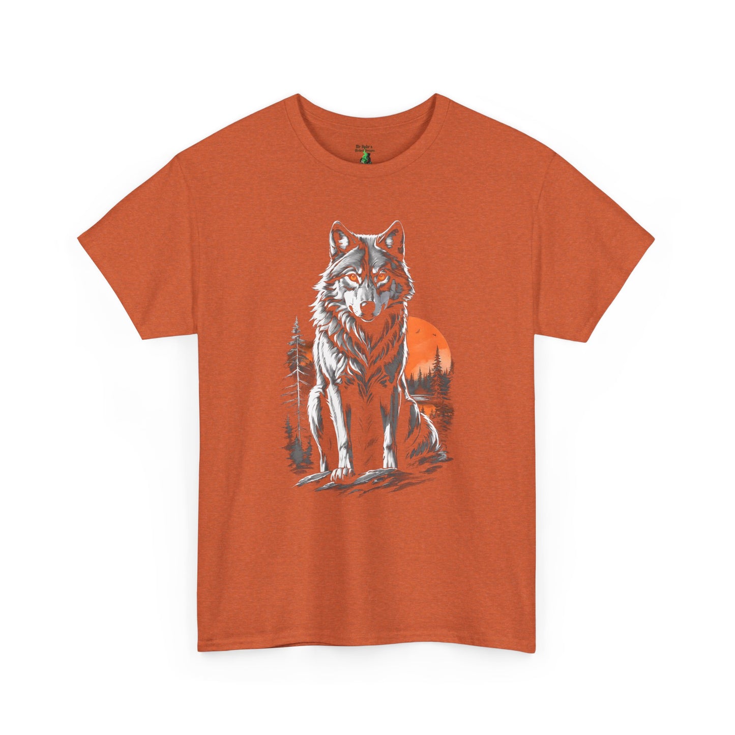 Wolf Graphic Tee | Nature Lover Gift, Cool Graphic Unisex Cotton Shirt