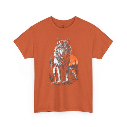 Wolf Graphic Tee | Nature Lover Gift, Cool Graphic Unisex Cotton Shirt