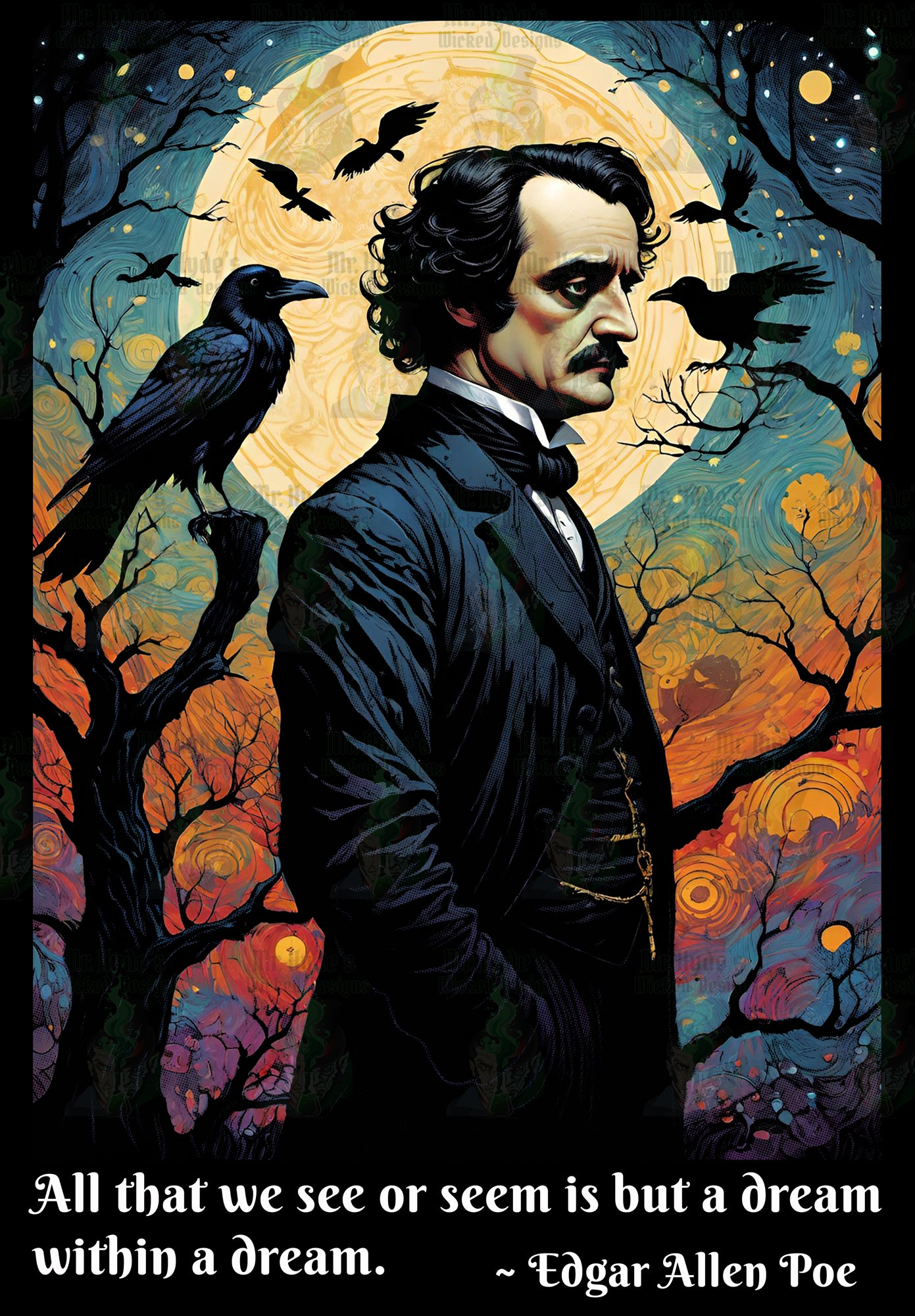 Once upon a midnight dreary. If these words conjure up images of diabolical fiends and fearsome specters, then you must be a fan of Poe, and you are in the right place to!