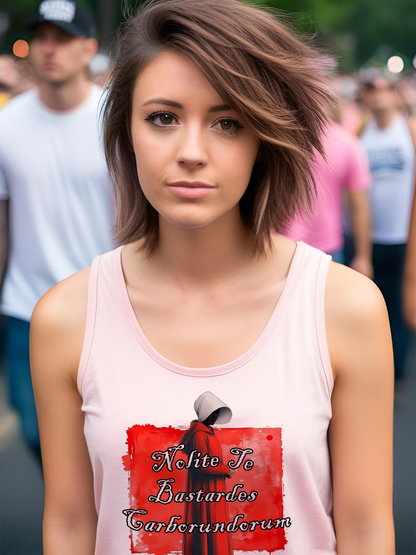 Handmaid Quote Tank Top — "Nolite Te Bastardes Carborundorum" Graphic