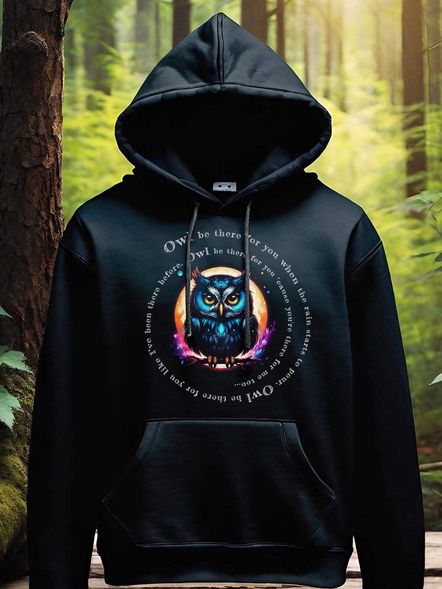 Owl Friends Hoodies, Owl Lovers Hoodies Friends Hoodies, Music Lyrics Hoodies, Owl Hoodies, Unisex Hoodies, Unisex Hooded sweatshirts