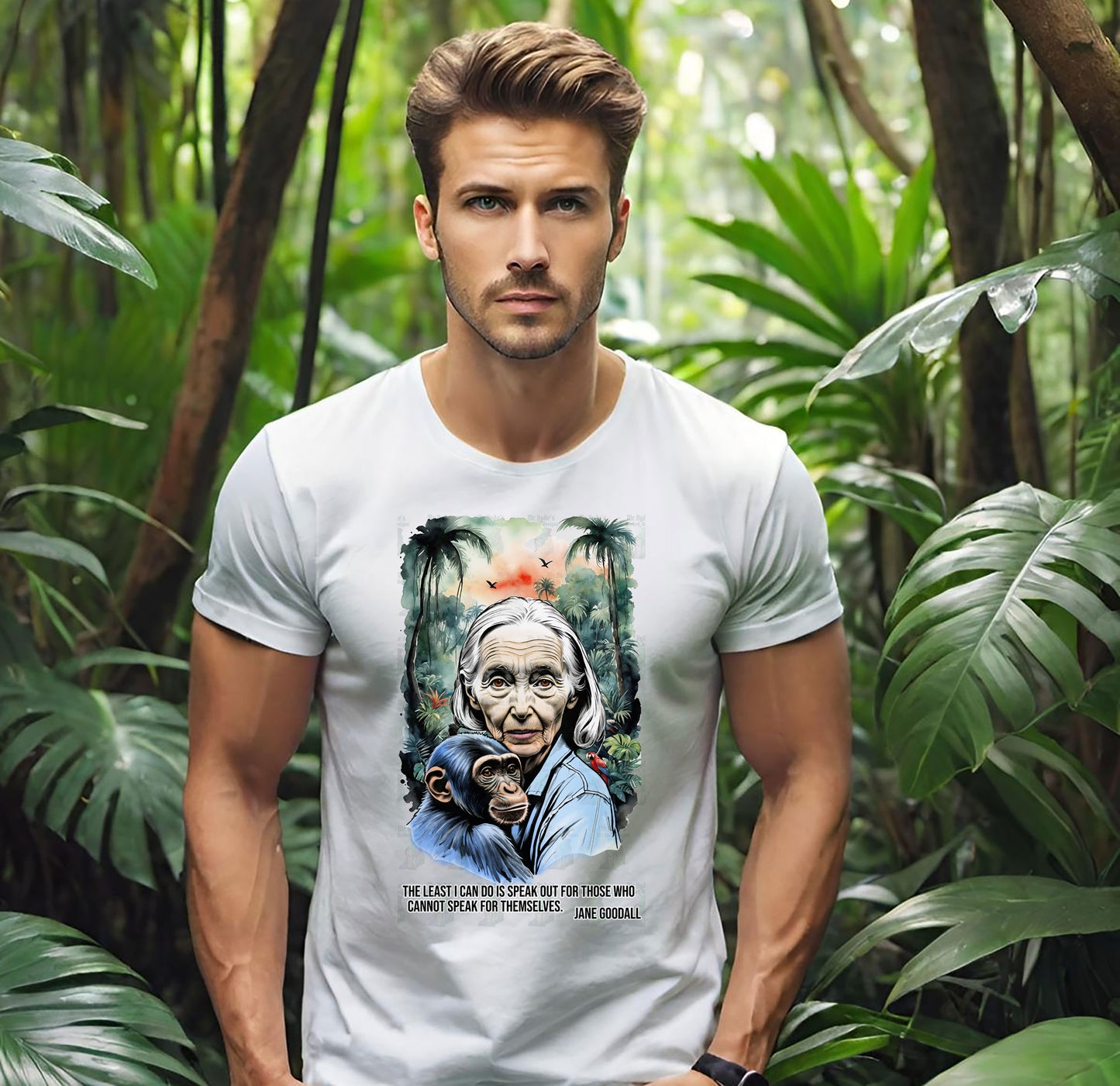 Nature Lover's T-Shirt with Jane Goodall Quote, Eco-Friendly Tee, Animal Rights Shirt, Gift for Wildlife Advocates, Conservation [...]