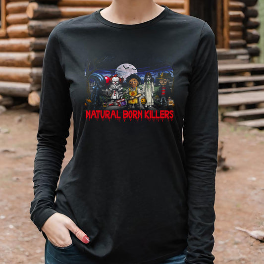 Horror Movie Halloween Parody Tee, Freddie, Regan, Pennywise, Leatherface, Alien, Halloween Shirt, Spooky Movie Fan Gift