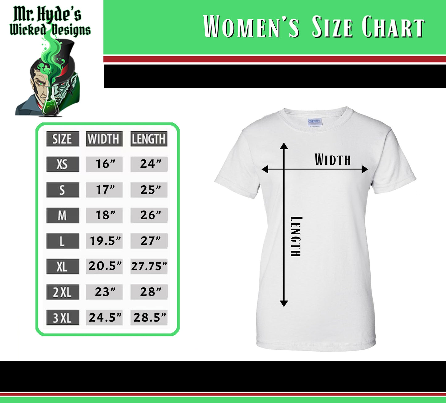 Ladies please use our handy size charts to Check out our handy size chart to find your ideal size.