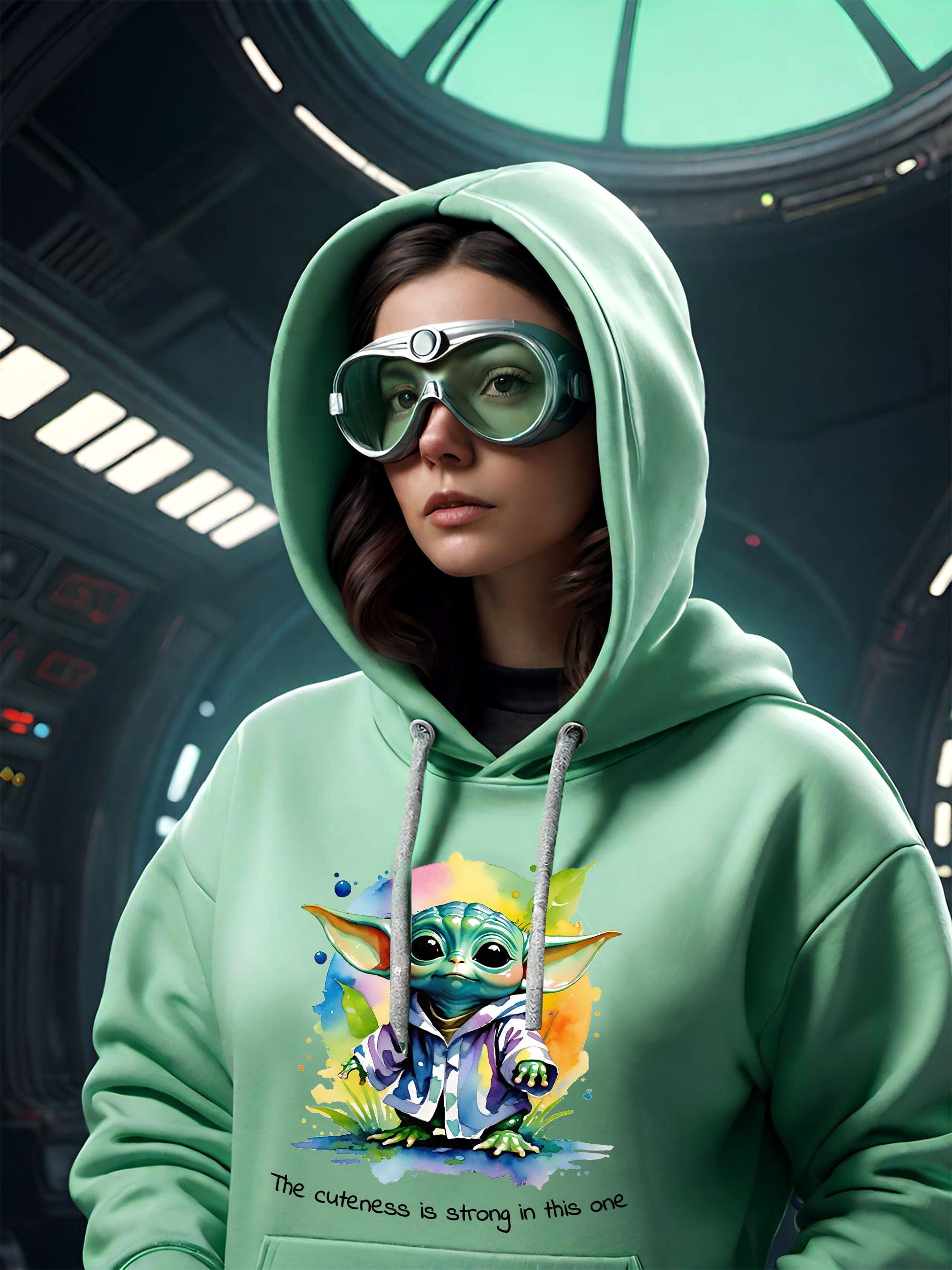 These wonderfully whimsical Grogu Hoodies will be turning  heads. Who doesn&#39;t love Grogu and Mando. It is like the world has Mandalorian fever. Get your Grogu Hoodie today!