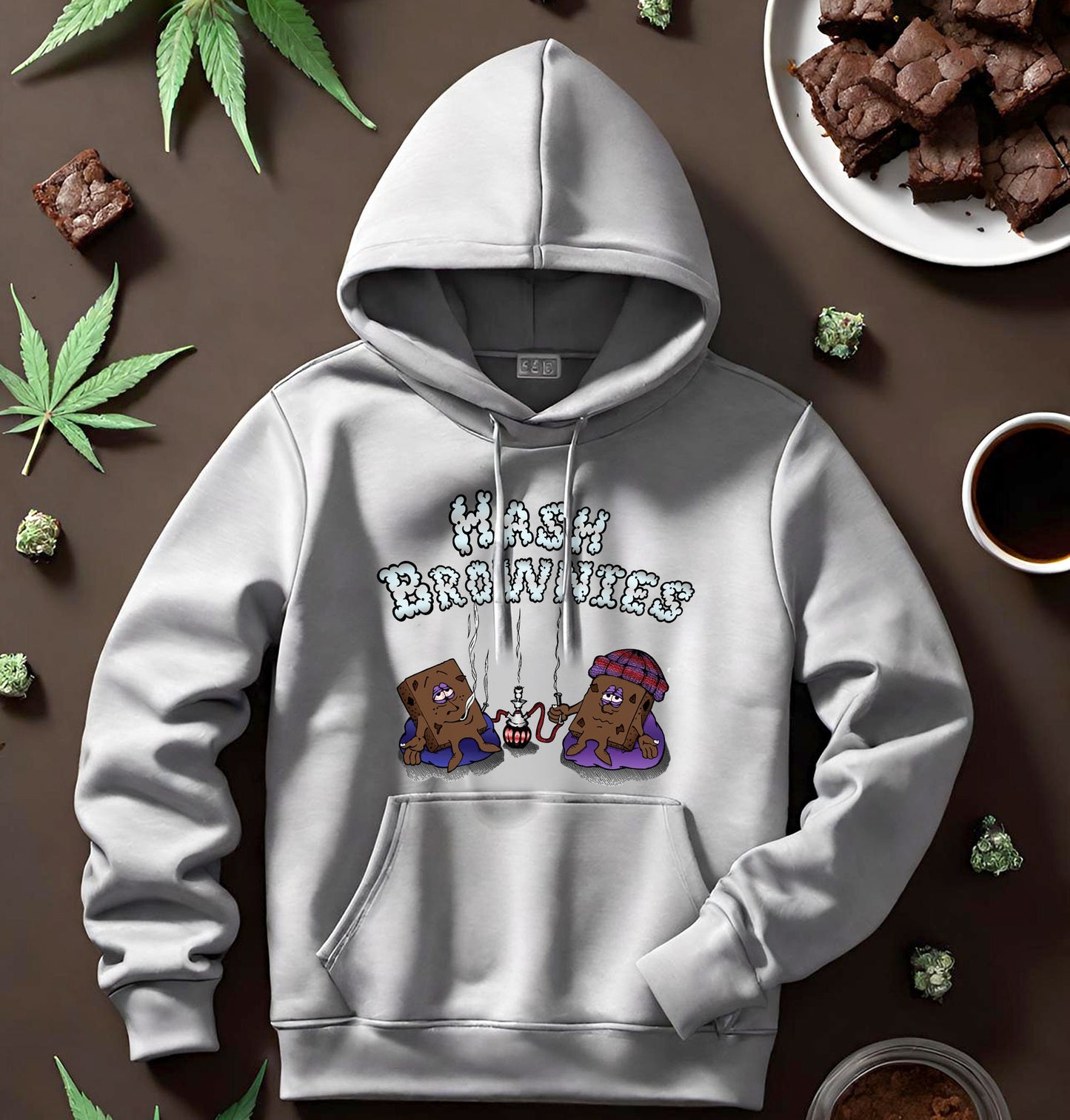 This whimsical stoner Hoodie is an old pen and ink drawing I did years ago, and I always thought it would make a great Hoodie, So I turned it into one, and I thought I would introduce it on 420.