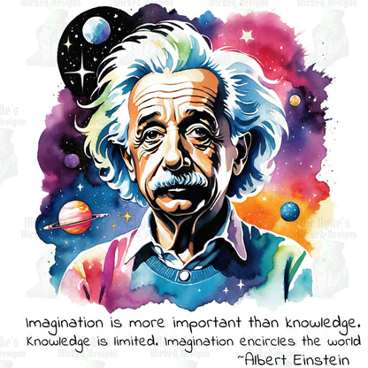 This Einstein t-shirt is a tribute to one of the greatest minds of all time. This shirt is a white knock, meaning that all of the white ink is removed so that the fabric of the shirt breathes through. This makes for a super light t-shirt design.