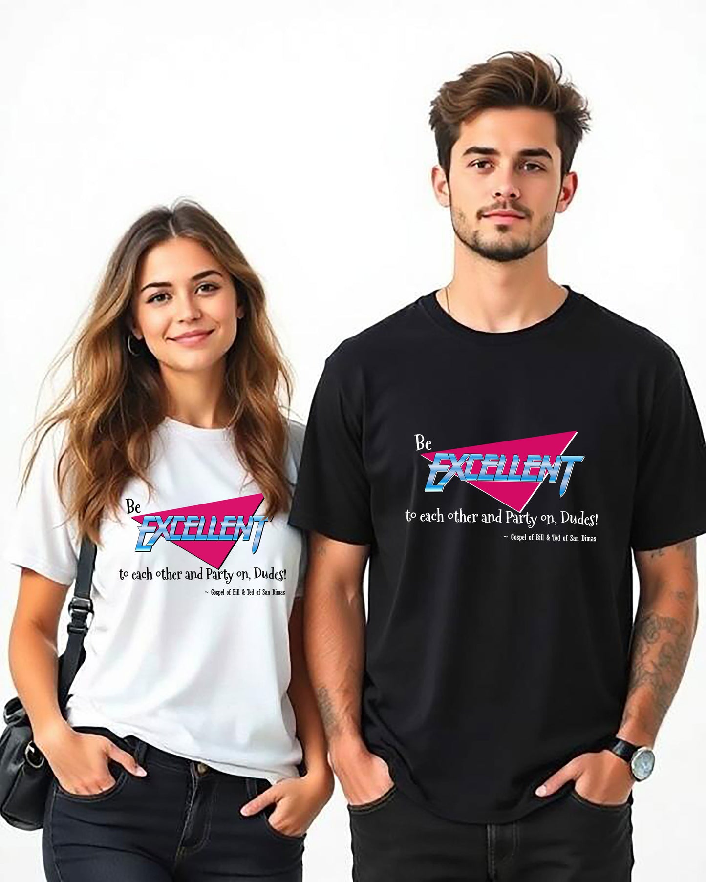 Be Excellent Unisex Heavy Cotton Tee, Inspirational T-Shirt, Funny Graphic Tee, Casual Wear, Gift for Friends