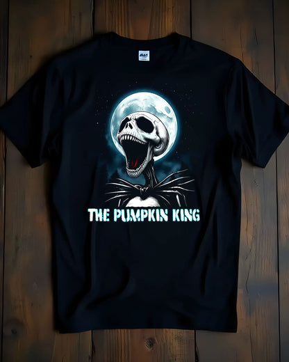 Nightmare Jack Unisex Tee, Halloween Shirt, Pumpkin King Tee, Graphic Tee for Fans, Movie Merchandise, Spooky Gift Idea
